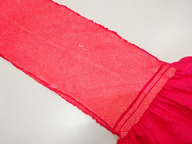 正絹　絞り　振袖用帯揚げ